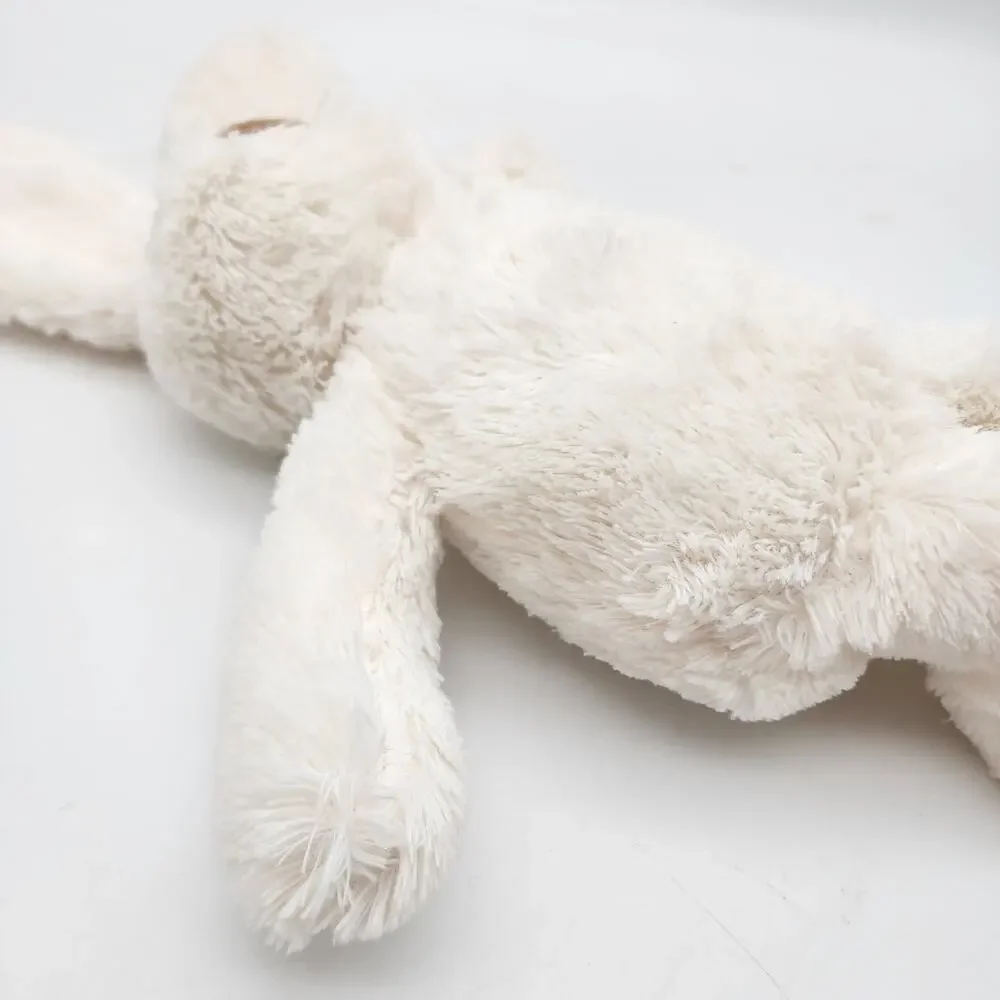 Jumi Ivory Bunny Rabbit Plush Stuffed Animal Lovey 10